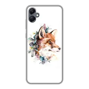 Чохли з картинкою Лисичка для Samsung Galaxy A05 (VPrint) (Лиса в квітах)