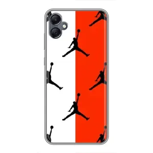 Чохли для Samsung Galaxy A05 - з картинкою JORDAN (AlphaPrint) (Лого Джордан)