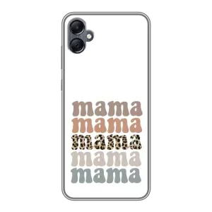 Чохли для мами на Samsung Galaxy A05 (Текстовий колаж мама)
