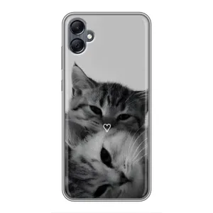Чохол з малюнком кіт на Samsung Galaxy A05 (Пара котів)