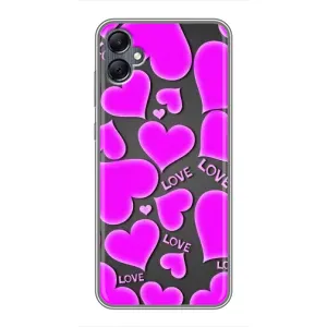 Чехлы для любимой на Самсунг Галаксі А05 (VPrint) (Pink hearts)