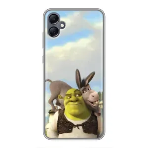 Чехол с мультфильмом Шрек на Samsung Galaxy A05 (Шрек и Осел)