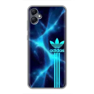 Чохли Адидас для Samsung Galaxy A05 (AlphaPrint) (Синій Адідас)