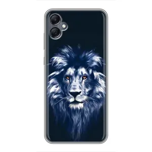 Чохол з картинкою ЛЕВ для Samsung Galaxy A05 (VPrint) (Синій Лев)