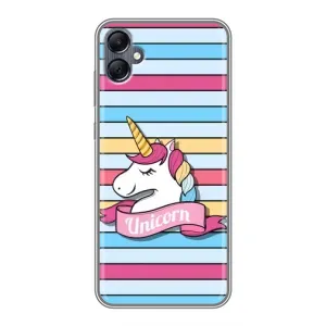 Чехол для Самсунг А05 - (Единорожки - Новинки) (AlphaPrint) (Unicorn)