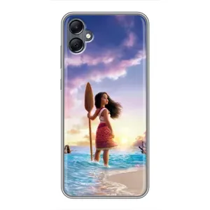 Чехол с мультфильмом Моана Samsung Galaxy A05 (Моана с веслом)