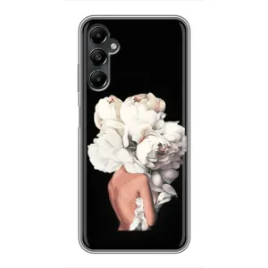 Чехлы (ART) Цветы на Samsung Galaxy A05s (VPrint) (Білі квіти)