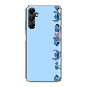 Чехол с принтом Стич на Samsung Galaxy A05s (Стич фон)