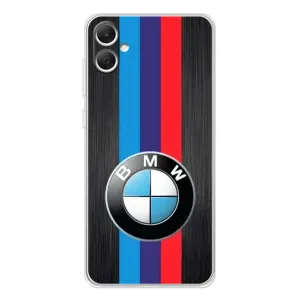 Чехол для Галакси А06 - с принтом БМВ (AlphaPrint) (Лого BMW)