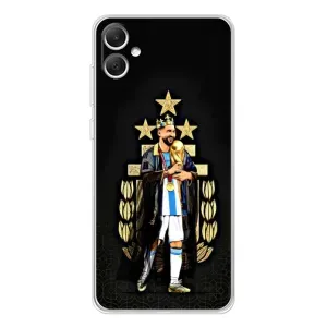 Чехлы для Samsung Galaxy A06 (Leo чемпион) (AlphaPrint) (Месси Король)