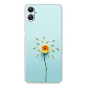 Чехлы с Цветами для Samsung Galaxy A06 (VPrint) (Желтый цветок)
