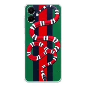 Чехлы ГУЧЧИ для Гелекси А07 (AlphaPrint) (Gucci змия)