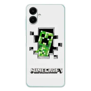 Чехол Майнкрафт на Samsung Galaxy A07 (AlphaPrint) Minecraft (крипер Майнкрафт)