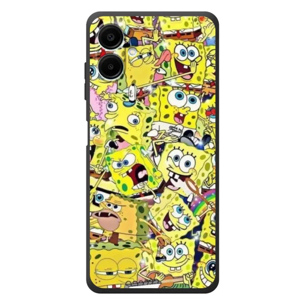 Чохол з принтом «Емоції Спан Боба» для Samsung Galaxy A07s