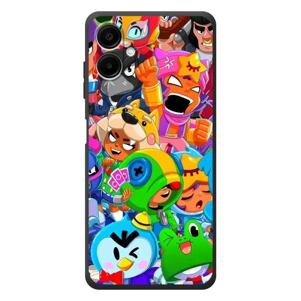 Чохол з принтом «Герої Бравл Старс» для Samsung Galaxy A07s Чохол з принтом «Герої Бравл Старс» для Samsung Galaxy A07s