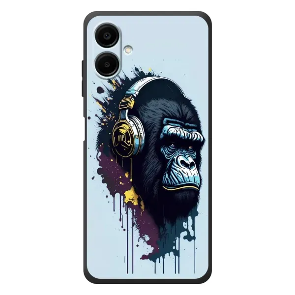Чехол с принтом «Горилла в наушниках» для Samsung Galaxy A07s