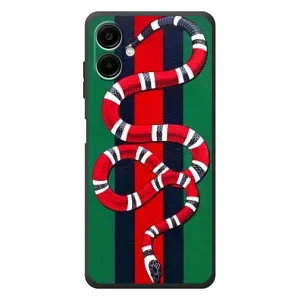 Чехлы ГУЧЧИ для Самсунг Галакси А07с (AlphaPrint) (Gucci змия)