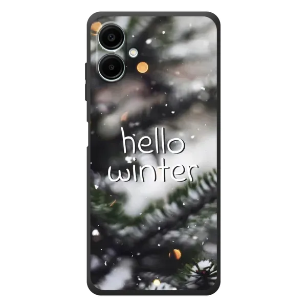Чехол с принтом «Hello winter» для Samsung Galaxy A07s Чехол с принтом «Hello winter» для Samsung Galaxy A07s