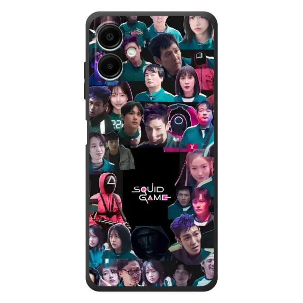 Чехол с принтом «Коллаж Игра кальмара» для Samsung Galaxy A07s Чехол с принтом «Коллаж Игра кальмара» для Samsung Galaxy A07s