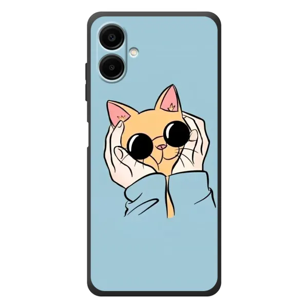 Чехол с принтом «Котик в очках» для Samsung Galaxy A07s Чехол с принтом «Котик в очках» для Samsung Galaxy A07s