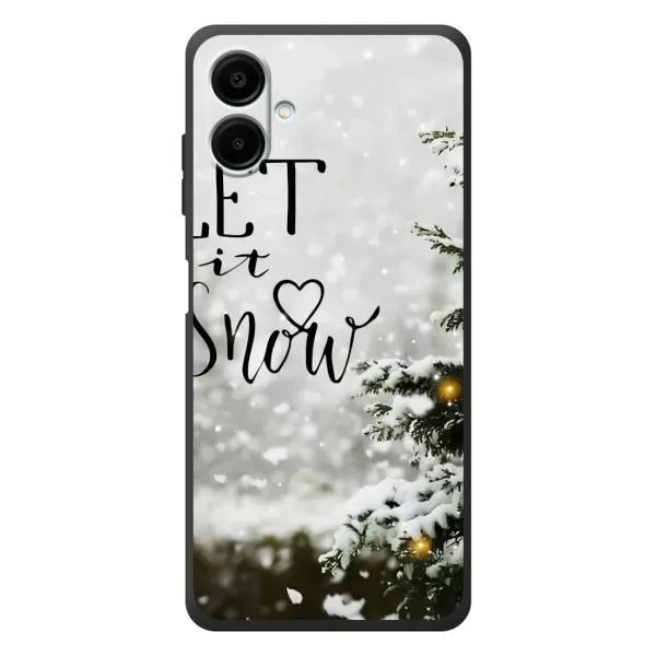 Чехол с принтом «Let it snow» для Samsung Galaxy A07s Чехол с принтом «Let it snow» для Samsung Galaxy A07s