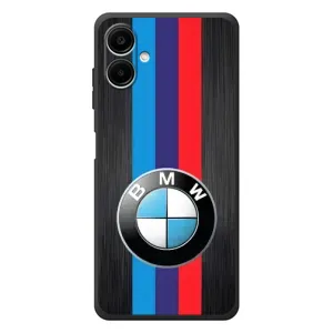 Чехол для Самсунг Галакси А07с - с принтом БМВ (AlphaPrint) (Лого BMW)