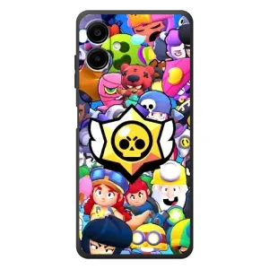 Чехол для Samsung Galaxy A07s Бравл Старс (VPrint) (Лого Brawl Stars)