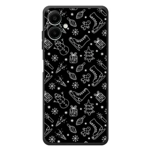 Новогодние, Праздничные Чехлы для Samsung Galaxy A07s - 2024 год (Новогодний фон)