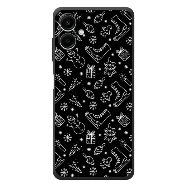 Чехол с принтом «Новогодний фон» для Samsung Galaxy A07s Чехол с принтом «Новогодний фон» для Samsung Galaxy A07s