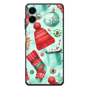 Новорічні Чохли для Самсунг Галаксі А07с (VPrint) (Одяг НР)