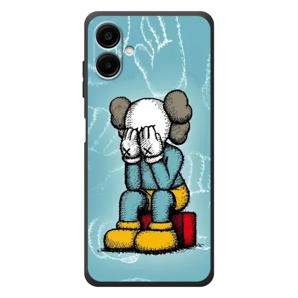 Чехол с принтом «Плач Bearbrick» для Samsung Galaxy A07s