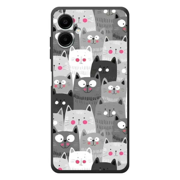 Чохол з принтом «Мальовані котики» для Samsung Galaxy A07s Чохол з принтом «Мальовані котики» для Samsung Galaxy A07s