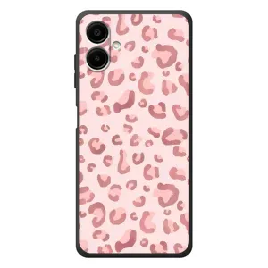 Чехол с розовым рисунком для Samsung Galaxy A07s (Розовый леопард)