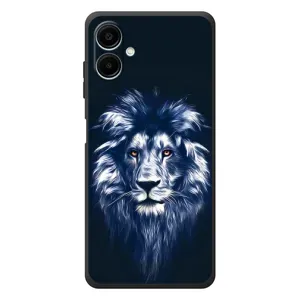Чехол со Львом для Samsung Galaxy A07s (VPrint) (Синий Лев)