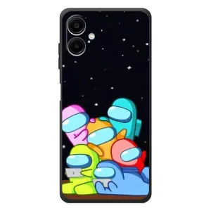 Чехол Амонг Ас для Samsung Galaxy A07s (AlphaPrint) (Скины в космосе)