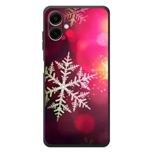 Новорічні Чохли для Самсунг Галаксі А07с (VPrint) (Сніжинка)