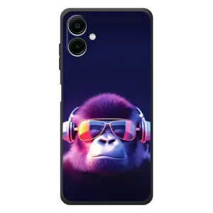 Чохол з Мавпами Samsung Galaxy A07s - (AlphaPrint) (Стильна мавпа)