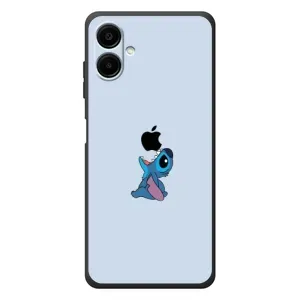 Чехол с принтом Стич на Samsung Galaxy A07s (Stitch apple)