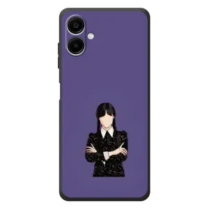 Чохли Венсдей на Samsung Galaxy A07s Уенсдей (AlphaPrint) (Венздей у чорному)