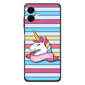Чехол для Самсунг Галакси А07с - (Единорожки - Новинки) (AlphaPrint) (Unicorn)