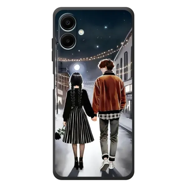 Чохол з принтом «Венздей та Тайлер» для Samsung Galaxy A07s