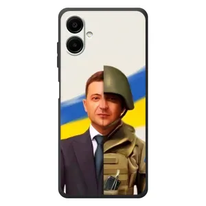 Чехол для Samsung Galaxy A07s (AlphaPrint - с принтом Зеленского) (Зеленский солдат)