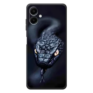 Чехол с принтом «Черная змея» для Samsung Galaxy A07s