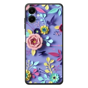 Чехлы с Цветами для Samsung Galaxy A08 (VPrint) (Цветочный дизайн)
