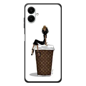 Чохли Луі Вітон для Samsung Galaxy A08 (AlphaPrint - LOUIS VUITTON) (кава LOUIS VUITTON)