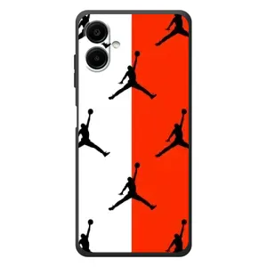 Чехлы для Samsung Galaxy A08 - с картинкой JORDAN (AlphaPrint) (Лого Джордан)