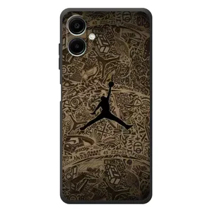 Чехлы для Samsung Galaxy A08 - с картинкой JORDAN (AlphaPrint) (Logo Jordan)