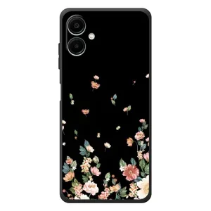 Чехол для Самсунг Галакси А08 - с принтом (Дизайнерские) (AlphaPrint) (Маленькие цветы)