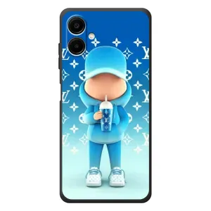 Круті Чохли Луі Віттон для Samsung Galaxy A08 (AlphaPrint) (Хлопець LV)