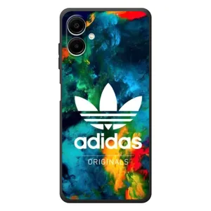 Чехлы Адидас для Samsung Galaxy A08 (AlphaPrint) (Яркий Адидас)